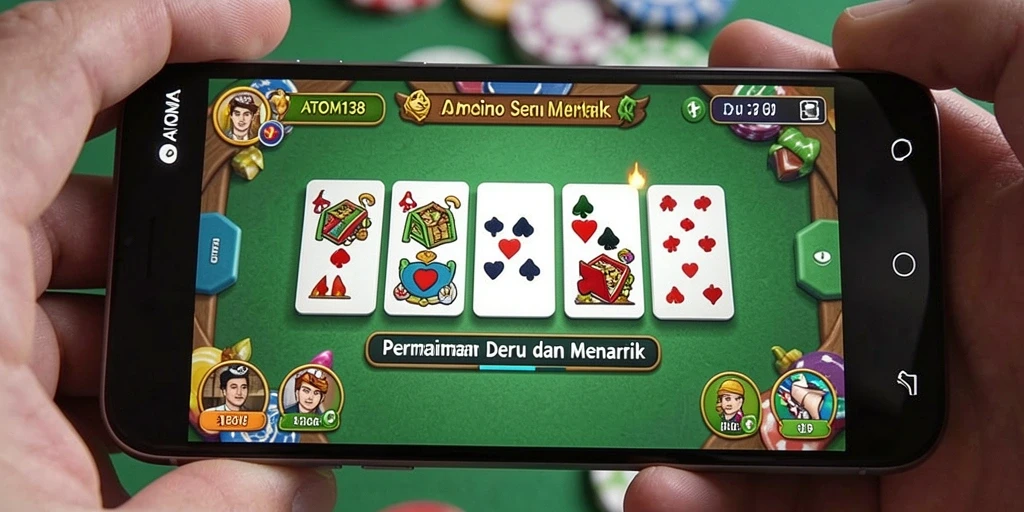 Tampilan gameplay ATOM138 yang seru dan menarik.