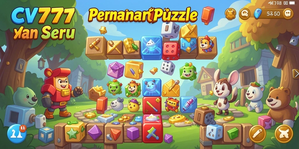 Screenshot gameplay CV777 menampilkan tantangan Puzzle yang menarik.