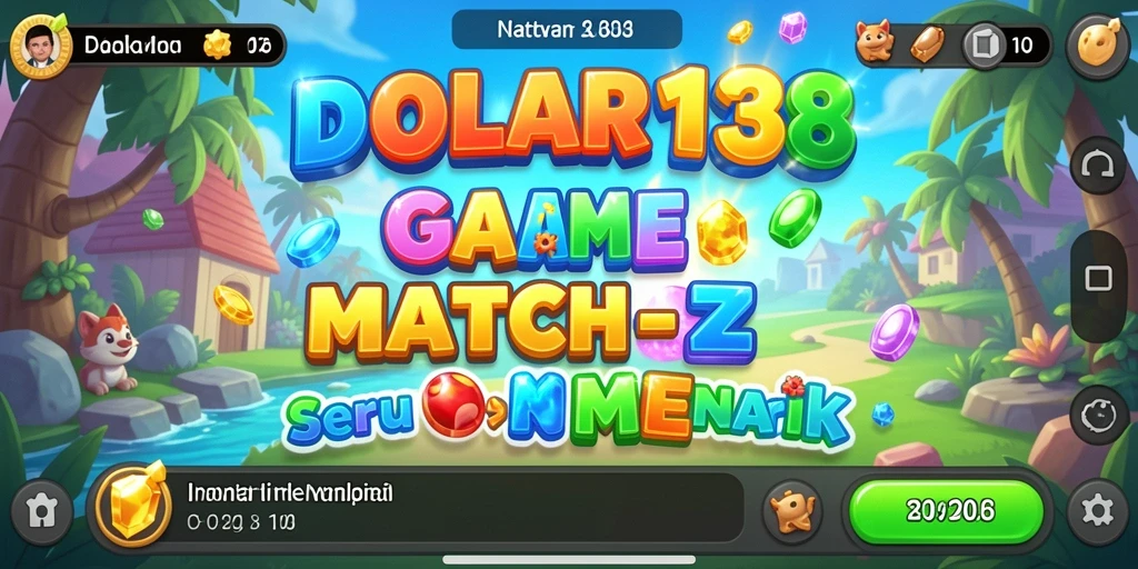 Gameplay seru DOLAR138 dengan level Match-3 yang menarik.