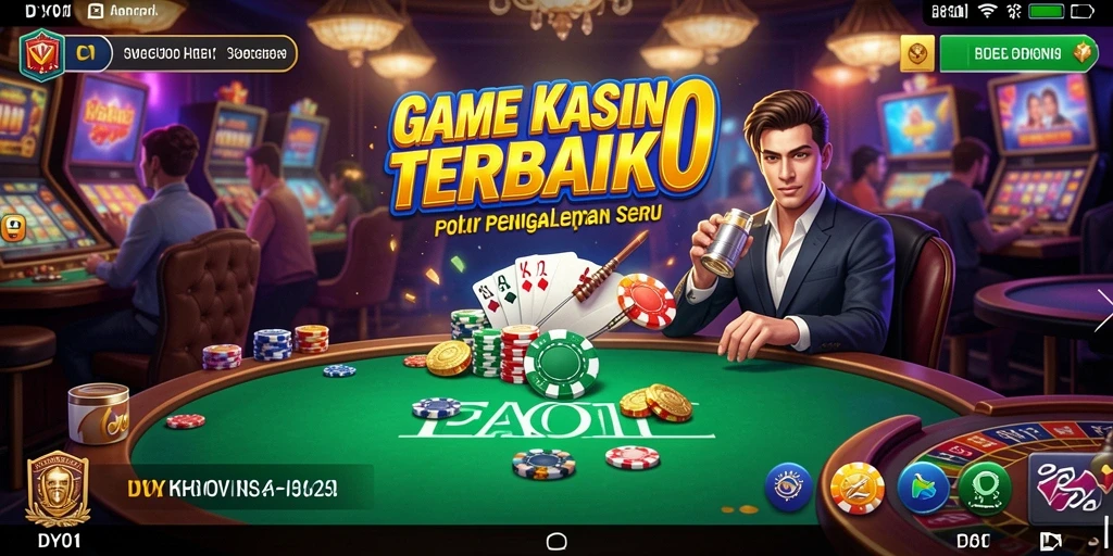 Screenshot DY01 menampilkan gameplay Kasino yang seru dan mengasyikkan.
