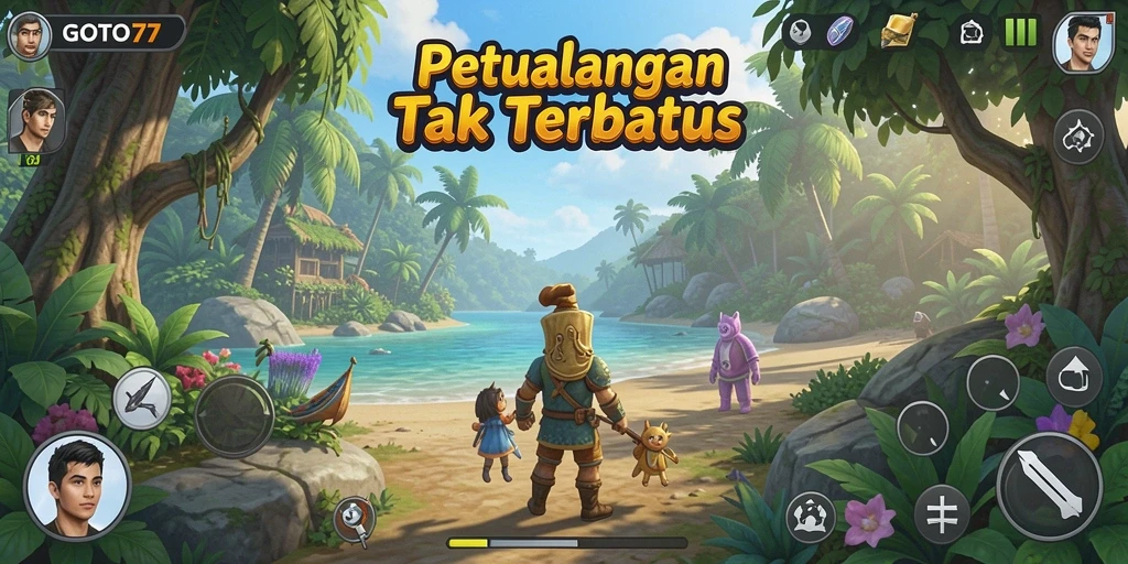 Tampilan gameplay menawan dalam dunia petualangan GOTO77.