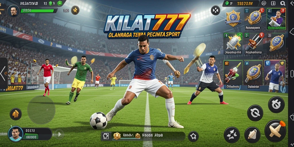 Tampilan gameplay KILAT777 menunjukkan aksi seru dalam olahraga.