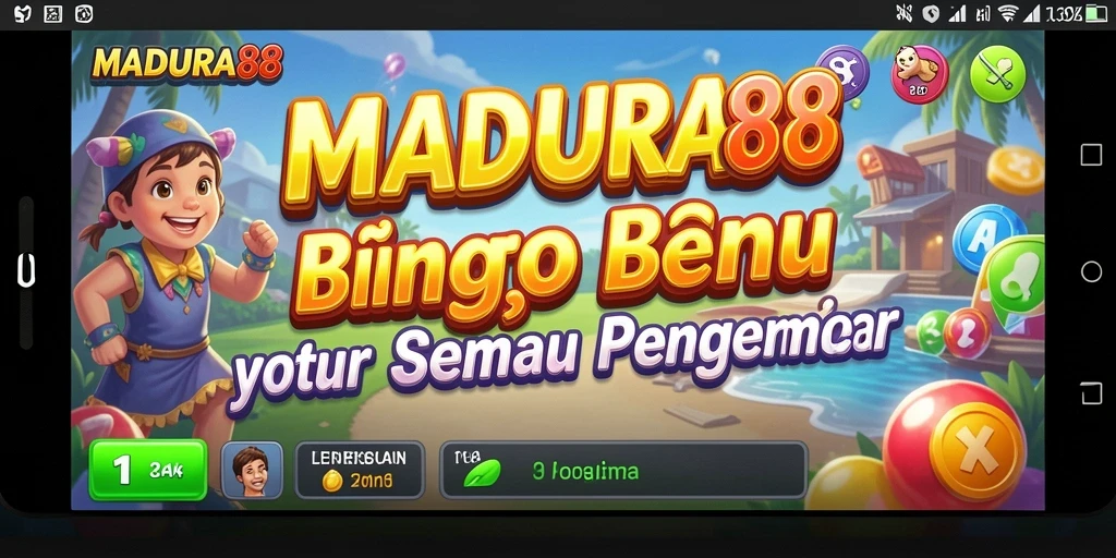 Tampilkan gameplay Bingo seru di MADURA88 dalam aksi.