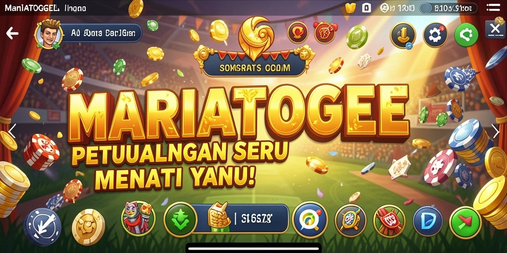 Tampilan screenshot MARIATOGEL yang menampilkan aksi gameplay penuh petualangan.