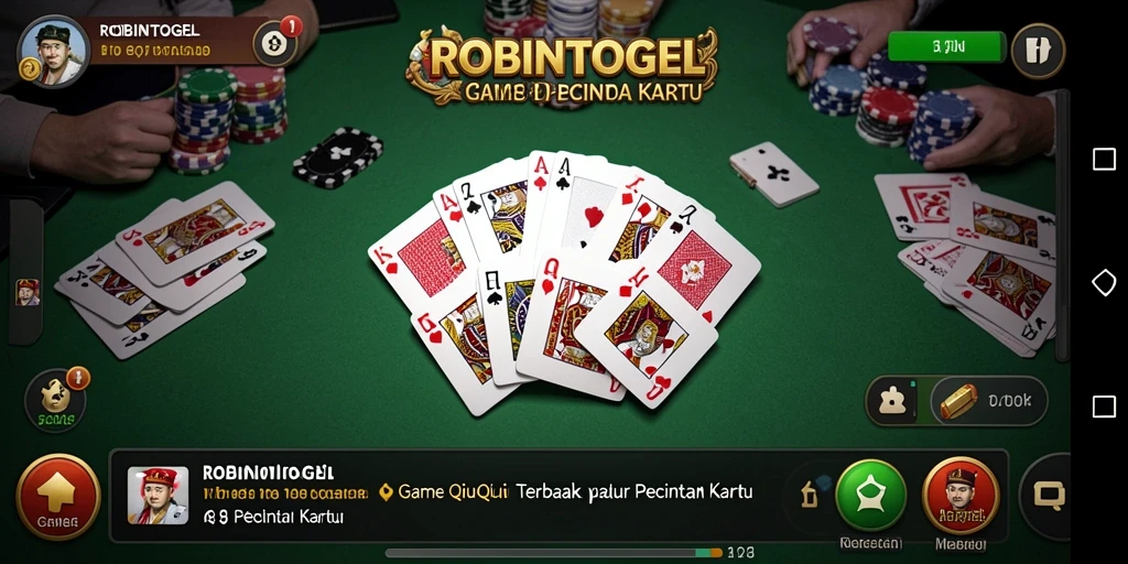 Screenshot gameplay seru ROBINTOGEL saat bermain QiuQiu.