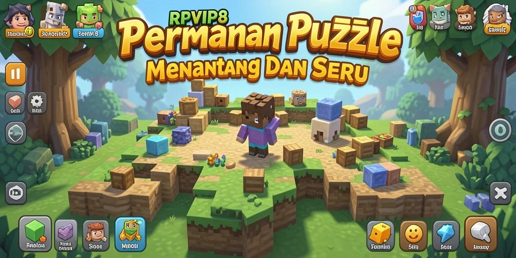 Gameplay RPVIP8 yang menantang dan penuh warna.