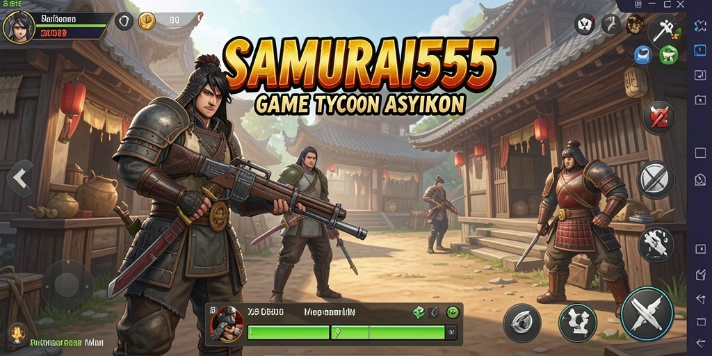 Tampilan menarik dari gameplay Tycoon di SAMURAI555.