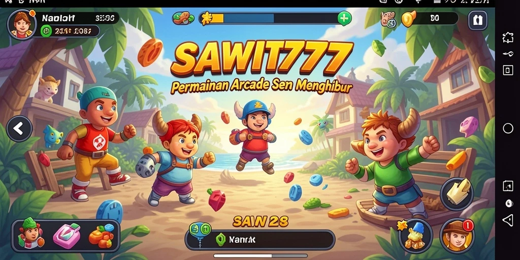 Screenshot SAWIT777 menampilkan gameplay seru dan penuh warna.