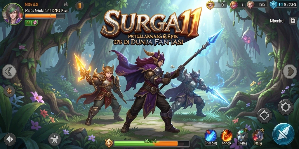 Gameplay menarik dari SURGA11 dengan karakter dan dunia yang luas