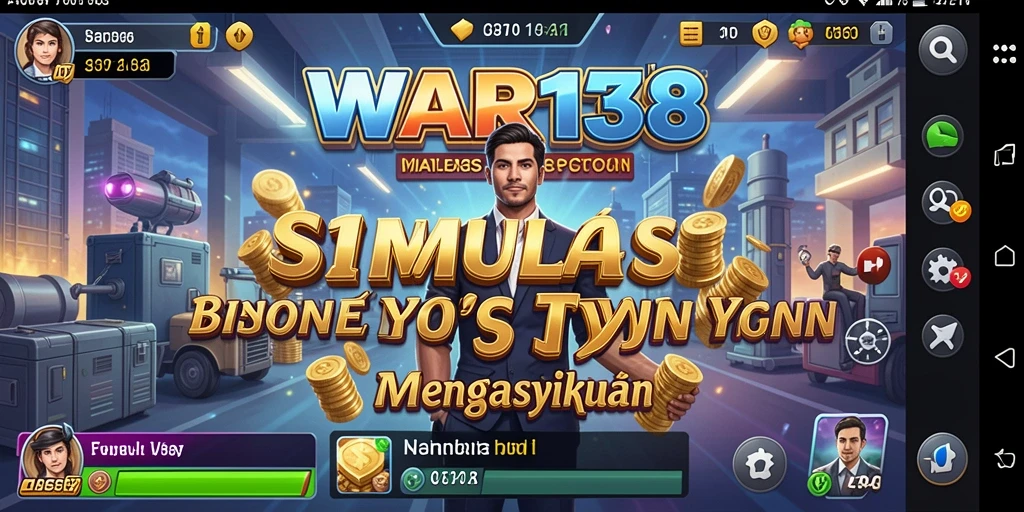 Tampilan gameplay seru di game Tycoon WAR138.
