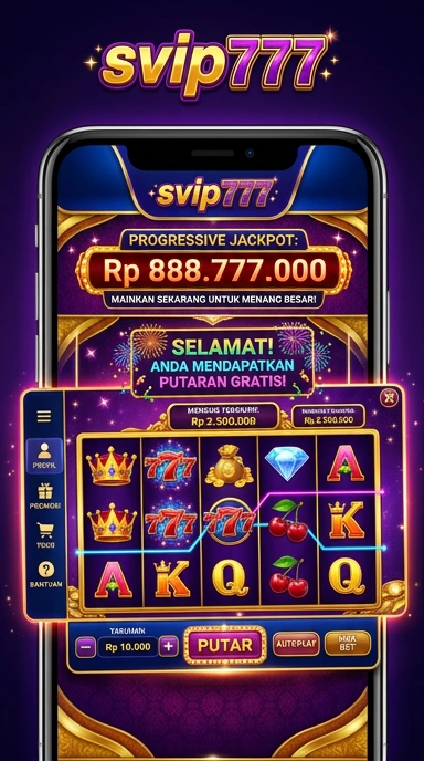 Tampilan aplikasi svip777 dengan interface yang ramah pengguna.